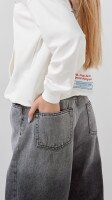 Джинси Палаццо для дівчинки LAWA GBC02335 134 см Графітовий shop (2000999166433)  Фото №4
