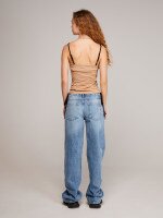 Джинси палаццо однотонні жіночі LAWA WTC02470 34 Блакитний shop (2000999647215)  Фото №2