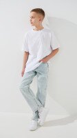 Джинси Regular для хлопчика LAWA BBC02401 140 см Блакитний shop (2000999483479)  Фото №1