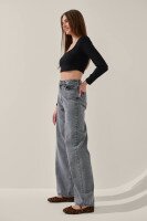 Джинси Regular fit жіночі LAWA WBC02454 42 Графітовий shop (2000999137631)  Фото №1