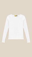 Лонгслів однотонний жіночий LAWA WBC02328 3XL Білий shop (2000999259371)