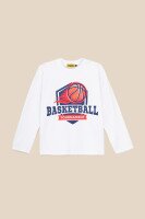 Лонгслів з принтом для хлопчика LAWA P-BB02308 122 см Білий shop (2000991042629)