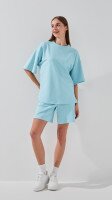 Шорти трикотажні однотонні жіночі LAWA WBC02406 XS Блакитний shop (2000999201325)