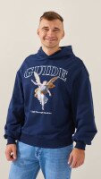 Худі з принтом чоловічий LAWA P-MB02351 XL Темно-синій shop (2000999310690)