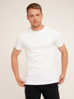 Футболка однотонна чоловіча LAWA MBC02302 S Білий shop (2000989932246)