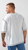 Футболка однотонна чоловіча LAWA MBC02380 XL Білий shop (2000999228506)  Фото №2
