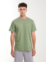 Футболка однотонна чоловіча LAWA MBC02419 S Оливковий shop (2000999572777)