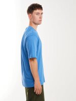 Футболка однотонна чоловіча LAWA MBC02420 L Синій джинс shop (2000999621581)  Фото №0