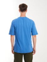 Футболка однотонна чоловіча LAWA MBC02420 S Синій джинс shop (2000999621567)  Фото №0