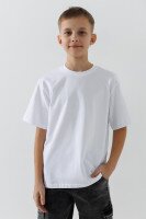 Футболка однотонна для хлопчика LAWA BBC02307 134 см Білий shop (2000991001978)