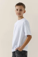Футболка однотонна для хлопчика LAWA BBC02307 146 см Білий shop (2000991002012)  Фото №1