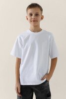 Футболка однотонна для хлопчика LAWA BBC02307 140 см Білий shop (2000991001992)