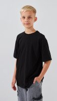 Футболка однотонна для хлопчика LAWA BBC02307 134 см Чорний shop (2000999186103)  Фото №2