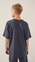 Футболка однотонна для хлопчика LAWA BBC02307 134 см Графітовий shop (2000999205019)  Фото №2