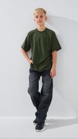 Футболка однотонна для хлопчика LAWA BBC02307 134 см Хакі shop (2000999200366)  Фото №0