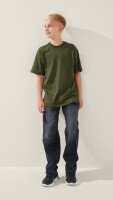 Футболка однотонна для хлопчика LAWA BBC02307 140 см Зелений shop (2000999201417)  Фото №0