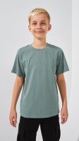 Футболка однотонна для хлопчика LAWA BBC02327 134 см Зелений shop (2000999211669)
