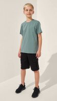 Футболка однотонна для хлопчика LAWA BBC02327 158 см Зелений shop (2000999211706)  Фото №1