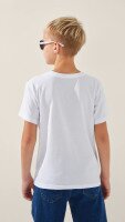 Футболка однотонна дитяча LAWA KBC02303 134 см Білий shop (2000990832962)  Фото №12