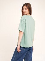 Футболка однотонна жіноча LAWA WBC02301 XS Зелений shop (2000990424570)  Фото №1