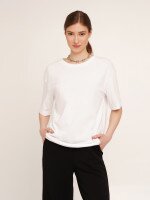 Футболка однотонна жіноча LAWA CTM WBC02301 S Білий shop (2000989915423)  Фото №1
