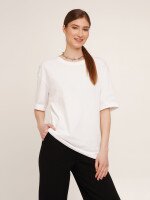 Футболка однотонна жіноча LAWA CTM WBC02301 S Білий shop (2000989915423)