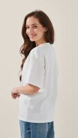 Футболка однотонна жіноча LAWA WBC02301 S Молочний shop (2000999182396)  Фото №1