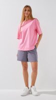 Футболка однотонна жіноча LAWA WBC02301 XS Рожевий shop (2000990437068)  Фото №1
