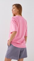 Футболка однотонна жіноча LAWA WBC02301 XS Рожевий shop (2000990437068)  Фото №3
