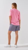 Футболка однотонна жіноча LAWA WBC02301 XS Рожевий shop (2000990437068)  Фото №2