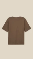 Футболка однотонна жіноча LAWA WBC02301 S Шоколад shop (2000999207204)  Фото №1