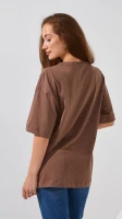 Футболка однотонна жіноча LAWA WBC02301 S Шоколад shop (2000999207204)  Фото №2