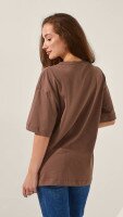 Футболка однотонна жіноча LAWA WBC02301 S Шоколад shop (2000999207204)  Фото №3