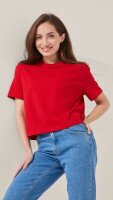 Футболка однотонна жіноча  LAWA WBC02311 XL Червоний shop (2000999153037)  Фото №0