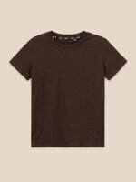 Футболка однотонна жіноча LAWA WBC02531 S Шоколадний shop (2000999617164)