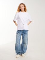 Футболка однотонна жіноча LAWA WTC02490 XS Білий shop (2000999617447)  Фото №0