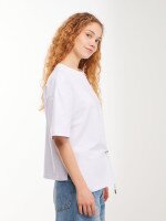 Футболка однотонна жіноча LAWA WTC02490 XS Білий shop (2000999617447)  Фото №1