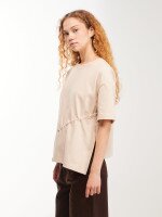 Футболка однотонна жіноча LAWA WTC02490 XS Світло-бежевий shop (2000999617065)  Фото №0