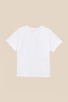 Футболка однотонна дитяча LAWA KBC02303 134 см Білий shop (2000990832962)  Фото №1