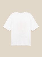 Футболка оверсайз з принтом жіноча LAWA P-WB02413 XS Білий shop (2000999639074)  Фото №0