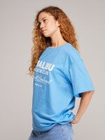 Футболка оверсайз з принтом жіноча LAWA P-WB02422 2XL Блакитний shop (2000999664243)  Фото №1