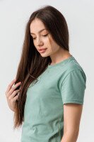 Футболка патріотична жіноча LAWA E-WB02318 XS Зелений shop (2000990504487)  Фото №2