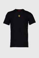 Футболка з принтом чоловіча Герб золотий LAWA E-MB02307 2XL Чорний shop (2000990242785)  Фото №4