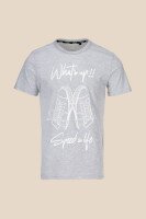 Футболка з принтом чоловіча LAWA P-MB02308 S Сірий shop (2000990527370)  Фото №4