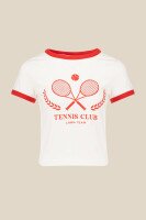 Футболка з принтом Tennis жіноча LAWA P-WB02365 XS Молочний shop (2000990659804)  Фото №4