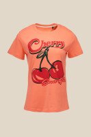 Футболка з принтом жіноча Cherry LAWA P-WB02366 S Персиковий shop (2000990700537)  Фото №3