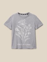 Футболка з принтом жіноча LAWA P-WB02349 S Сірий shop (2000990545107)  Фото №5