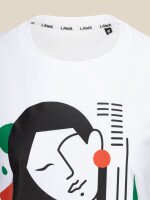Футболка з принтом жіноча LAWA P-WB02360 XL Білий shop (2000990588821)  Фото №4