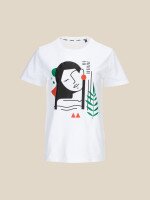 Футболка з принтом жіноча LAWA P-WB02360 XL Білий shop (2000990588821)  Фото №3