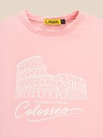 Футболка укорочена з принтом жіноча LAWA P-WB02418 2XL Рожевий shop (2000999596223)  Фото №0